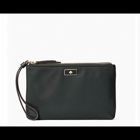 Kate Spade Dawn Medium Satchel & Double Zip Wallet in Evergreen New Purse - Picture 7 of 14